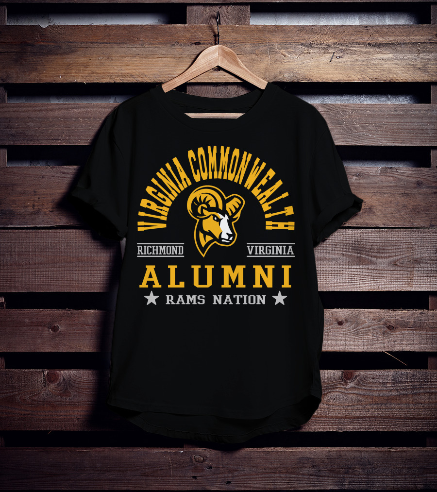Virginia Commonwealth University Rams Alumni Richmond Virginia Rams Nation T-Shirt