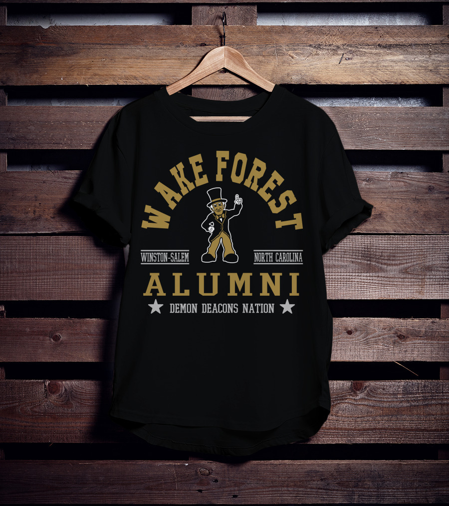 Wake Forest Alumni Winston-Salem North Carolina Demon Deacons Nation T-Shirt