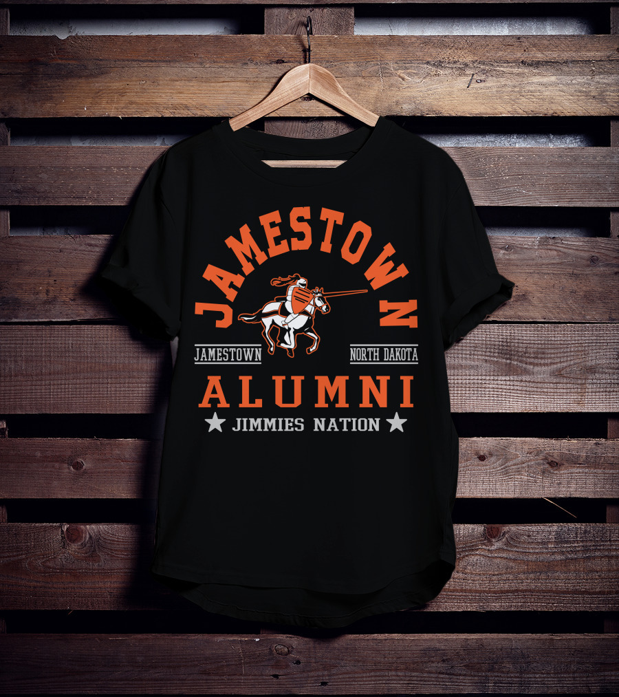Jamestown College Alumni Jimmies Nation North Dakota T-Shirt