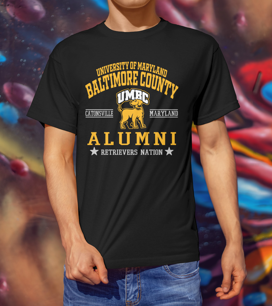 University Of Maryland Baltimore County UMBC Alumni Retrievers Nation Catonsville Maryland T-Shirt