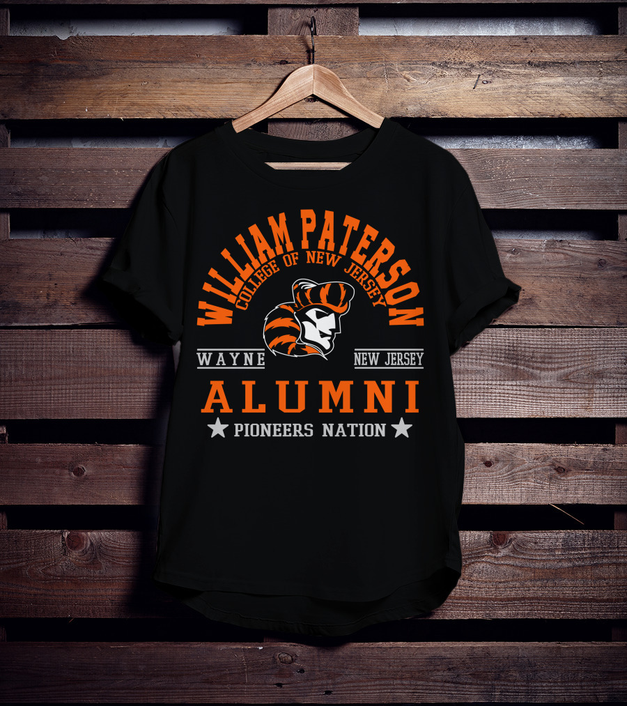 William Paterson College Of New Jersey Alumni Wayne Pioneers Nation T-Shirt