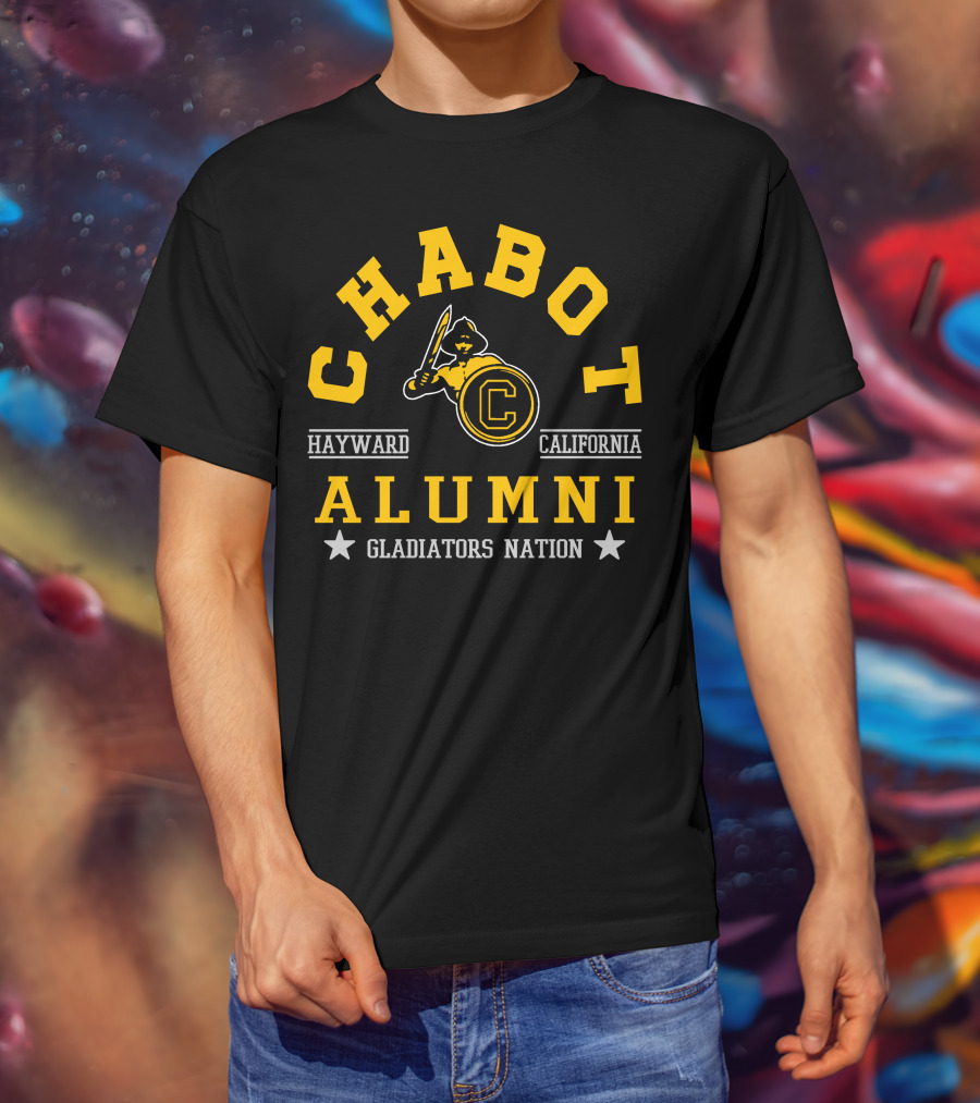Chabot College Alumni Hayward California Gladiators Nation T-Shirt