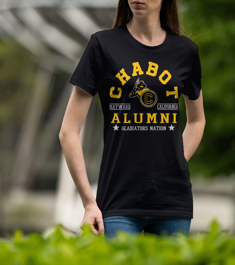 Chabot College Alumni Hayward California Gladiators Nation T-Shirt