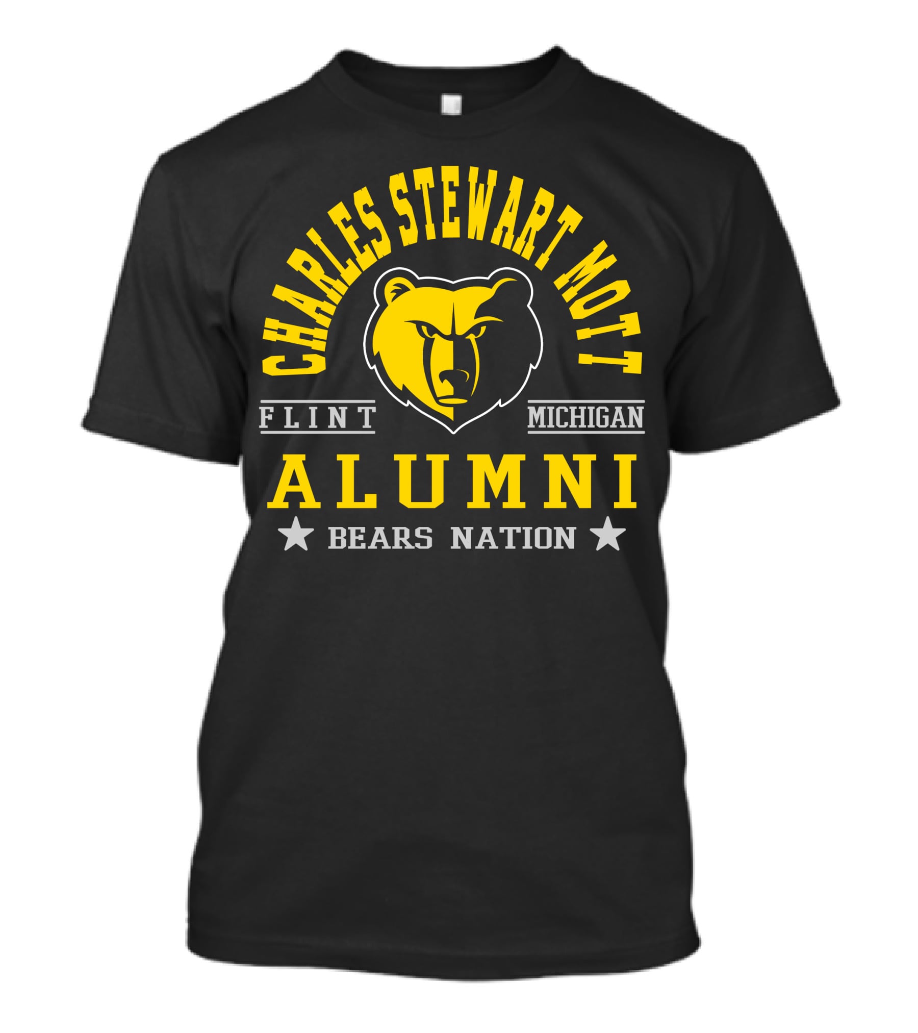 Charles Stewart Mott Flint Michigan Alumni Bears Nation T-Shirt
