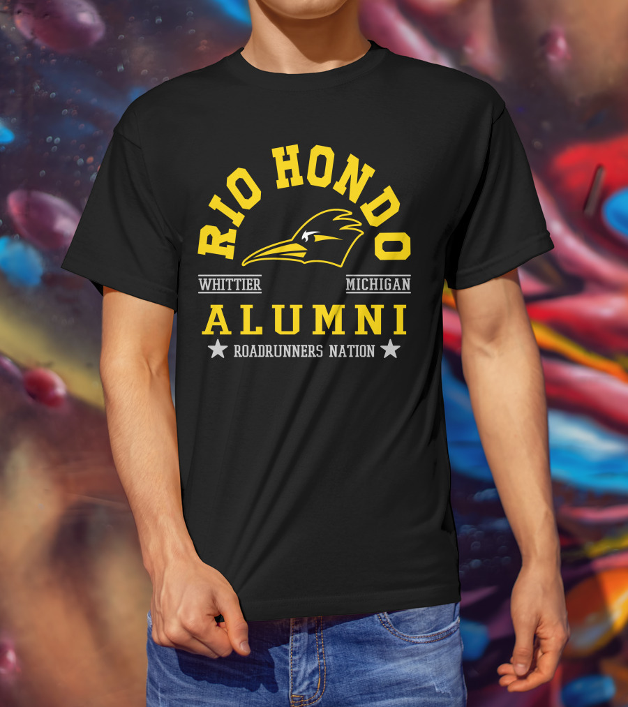 Rio Hondo Alumni Roadrunners Nation Whittier Michigan T-Shirt