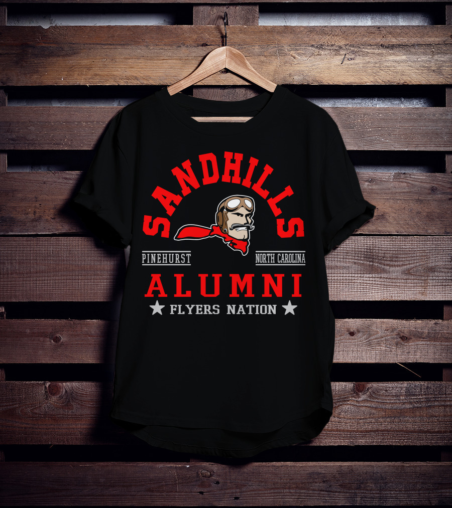 Sandhills Alumni Pinehurst North Carolina Flyers Nation T-Shirt
