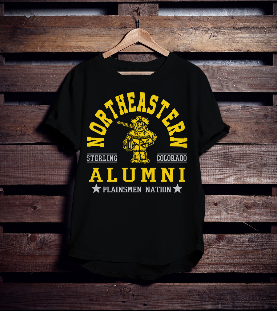 Northeastern Sterling Colorado Alumni Plainsmen Nation T-Shirt