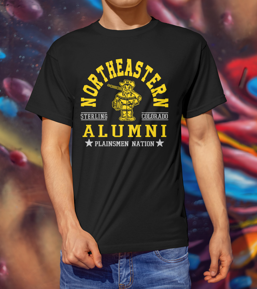 Northeastern Sterling Colorado Alumni Plainsmen Nation T-Shirt