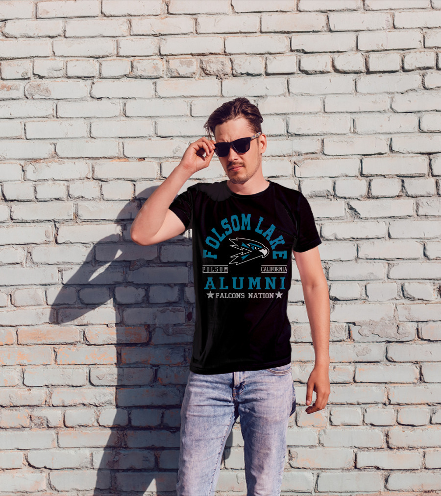 Folsom Lake College Alumni Falcons Nation California T-Shirt
