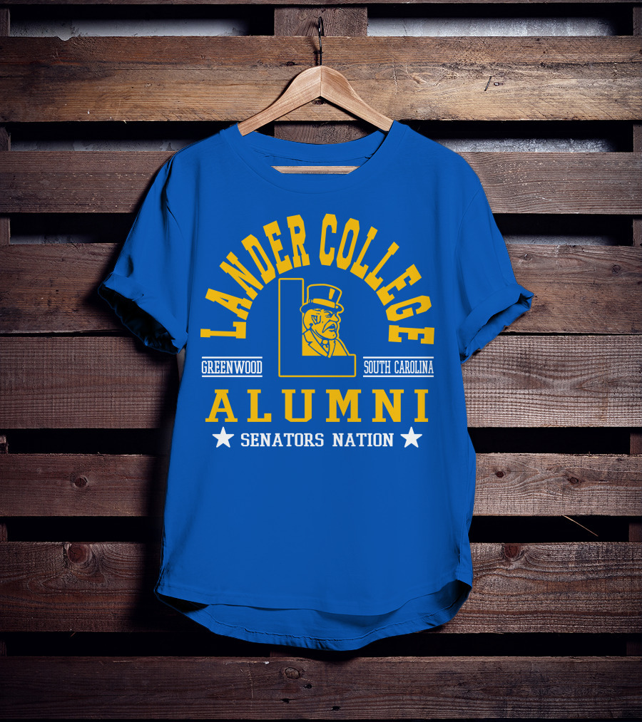 Lander College Alumni Senators Nation Greenwood South Carolina T-Shirt