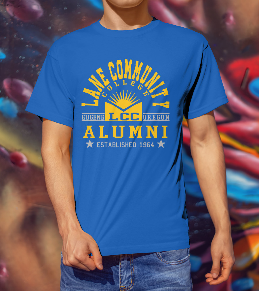 Lane Community College LCC Alumni Eugene Oregon Established 1964 T-Shirt