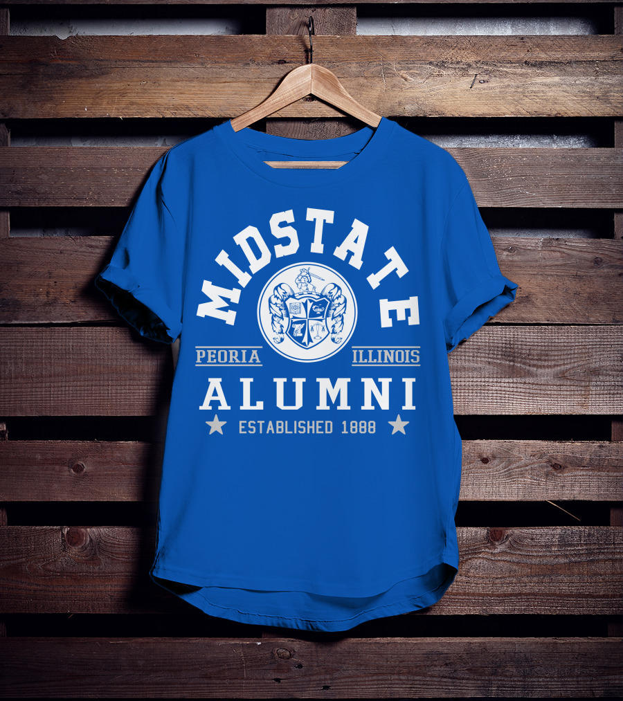 Midstate College Alumni Peoria Illinois Established 1888 T-Shirt