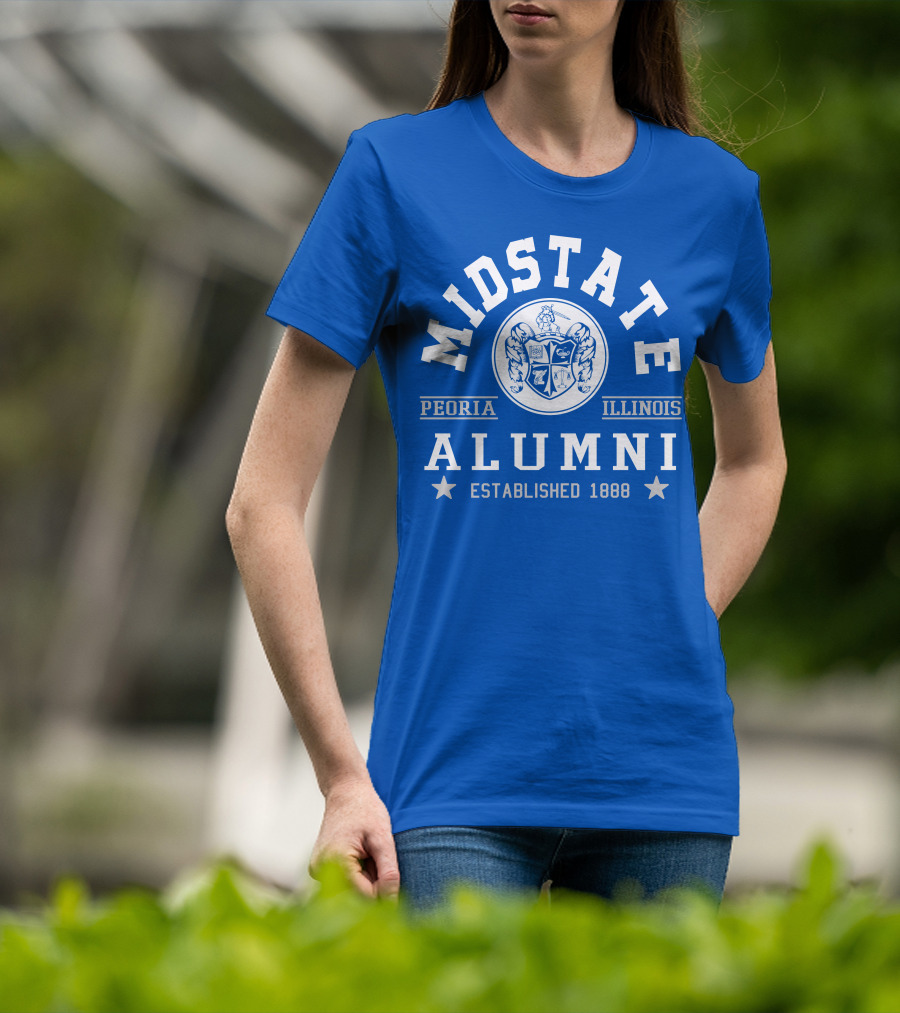 Midstate College Alumni Peoria Illinois Established 1888 T-Shirt
