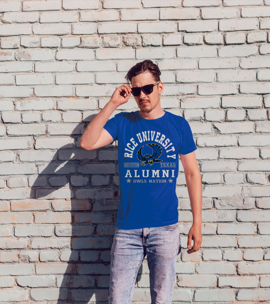 Rice University Houston Texas Alumni Owls Nation T-Shirt