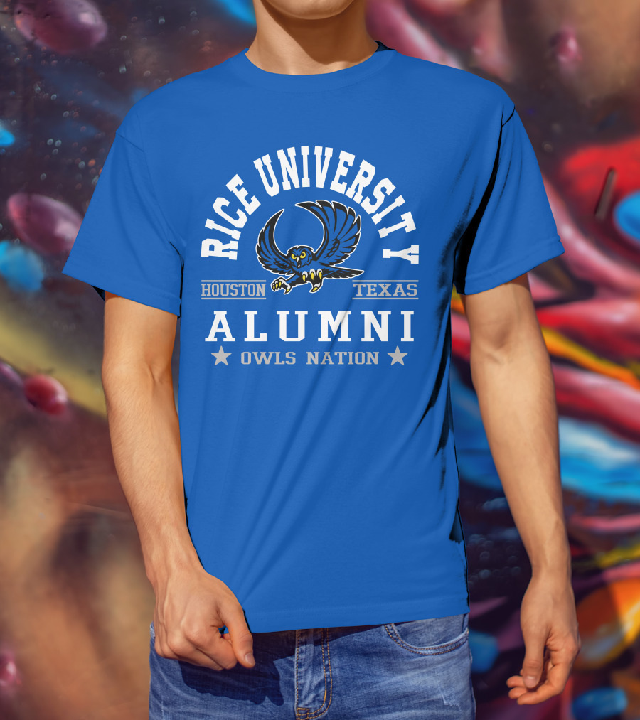 Rice University Houston Texas Alumni Owls Nation T-Shirt