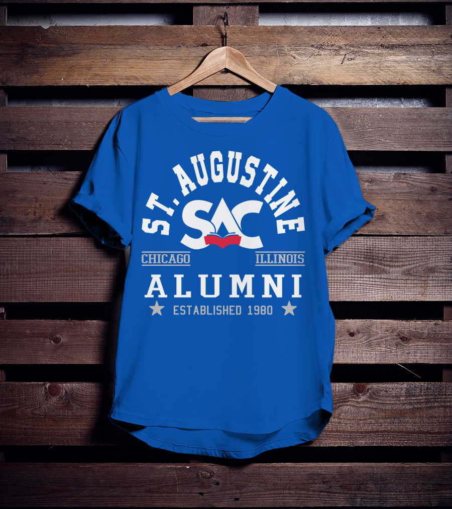 St. Augustine College Alumni Chicago Illinois SAC Established 1980 T-Shirt