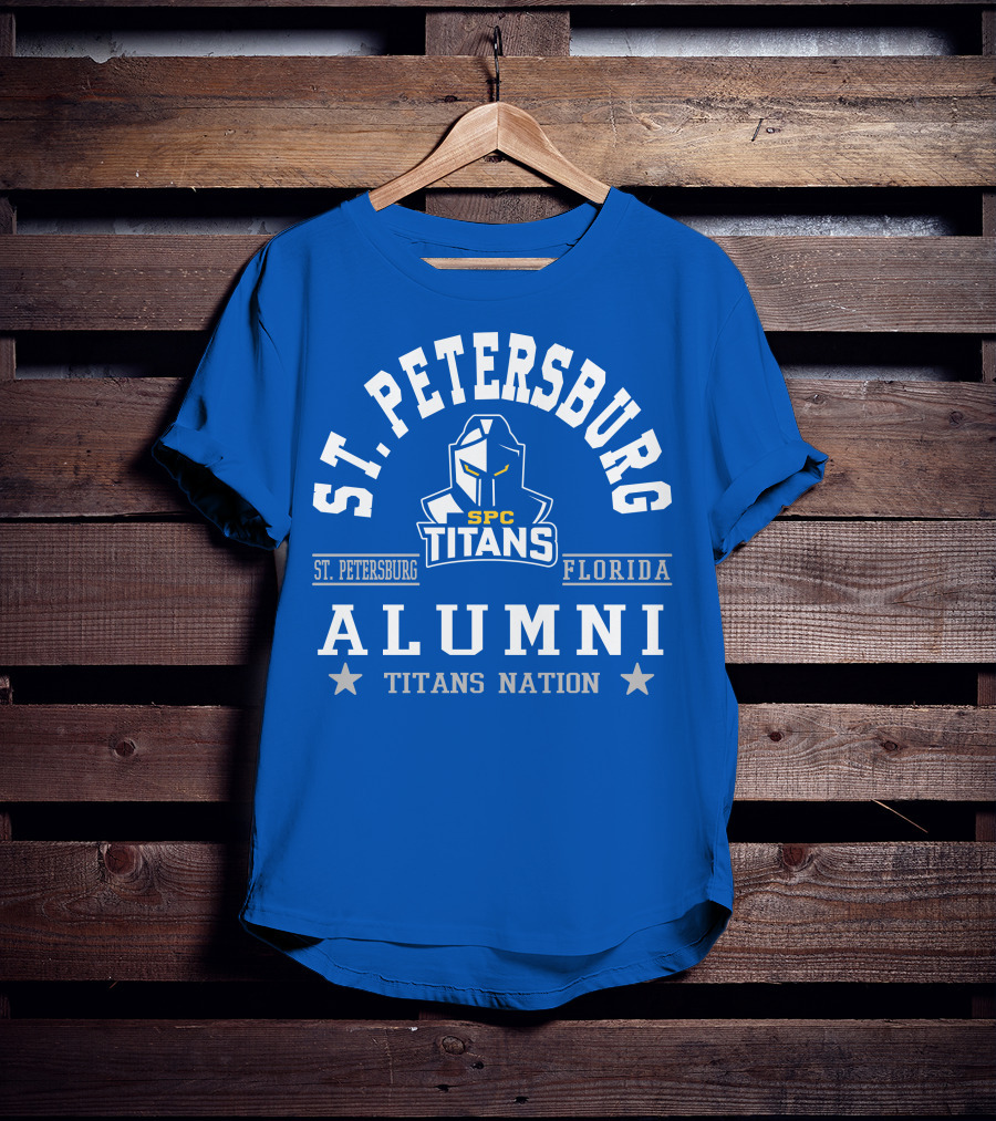 St Petersburg Florida SPC Titans Alumni Nation T-Shirt