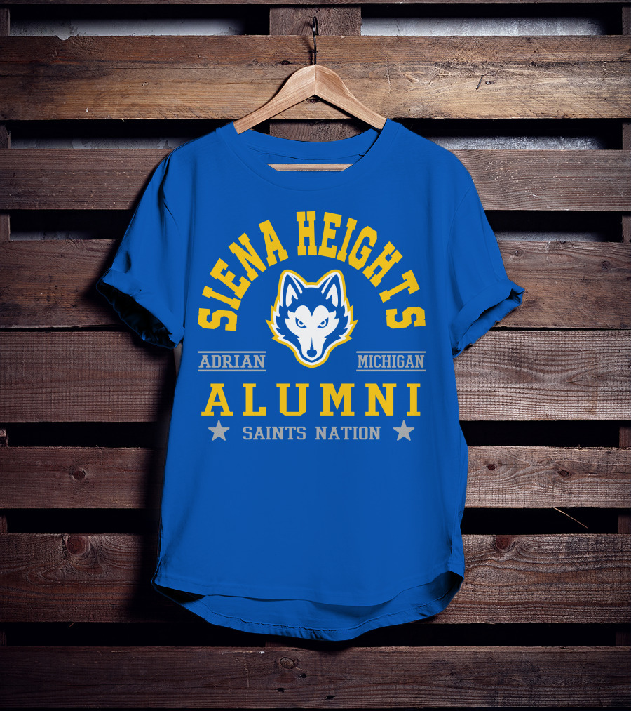 Siena Heights Alumni Adrian Michigan Saints Nation T-Shirt