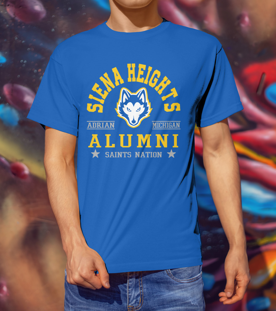 Siena Heights Alumni Adrian Michigan Saints Nation T-Shirt