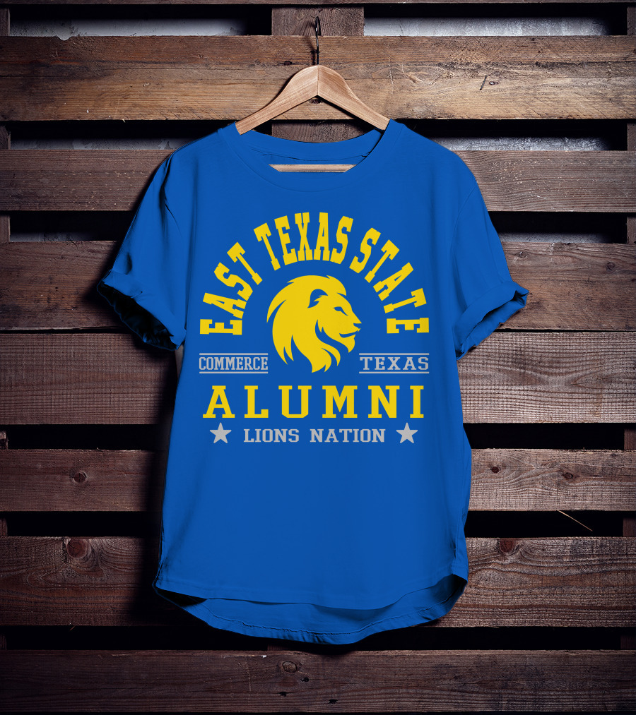 East Texas State Alumni Commerce Texas Lions Nation T-Shirt
