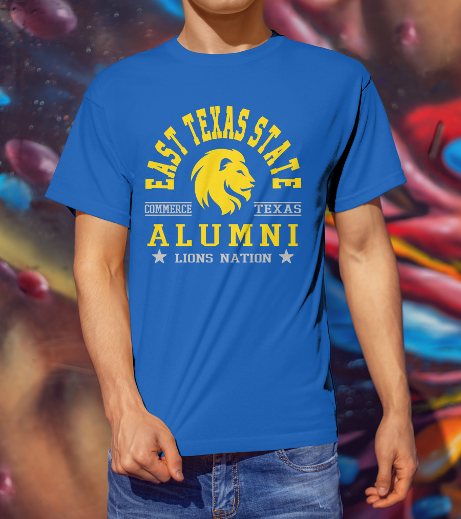 East Texas State Alumni Commerce Texas Lions Nation T-Shirt