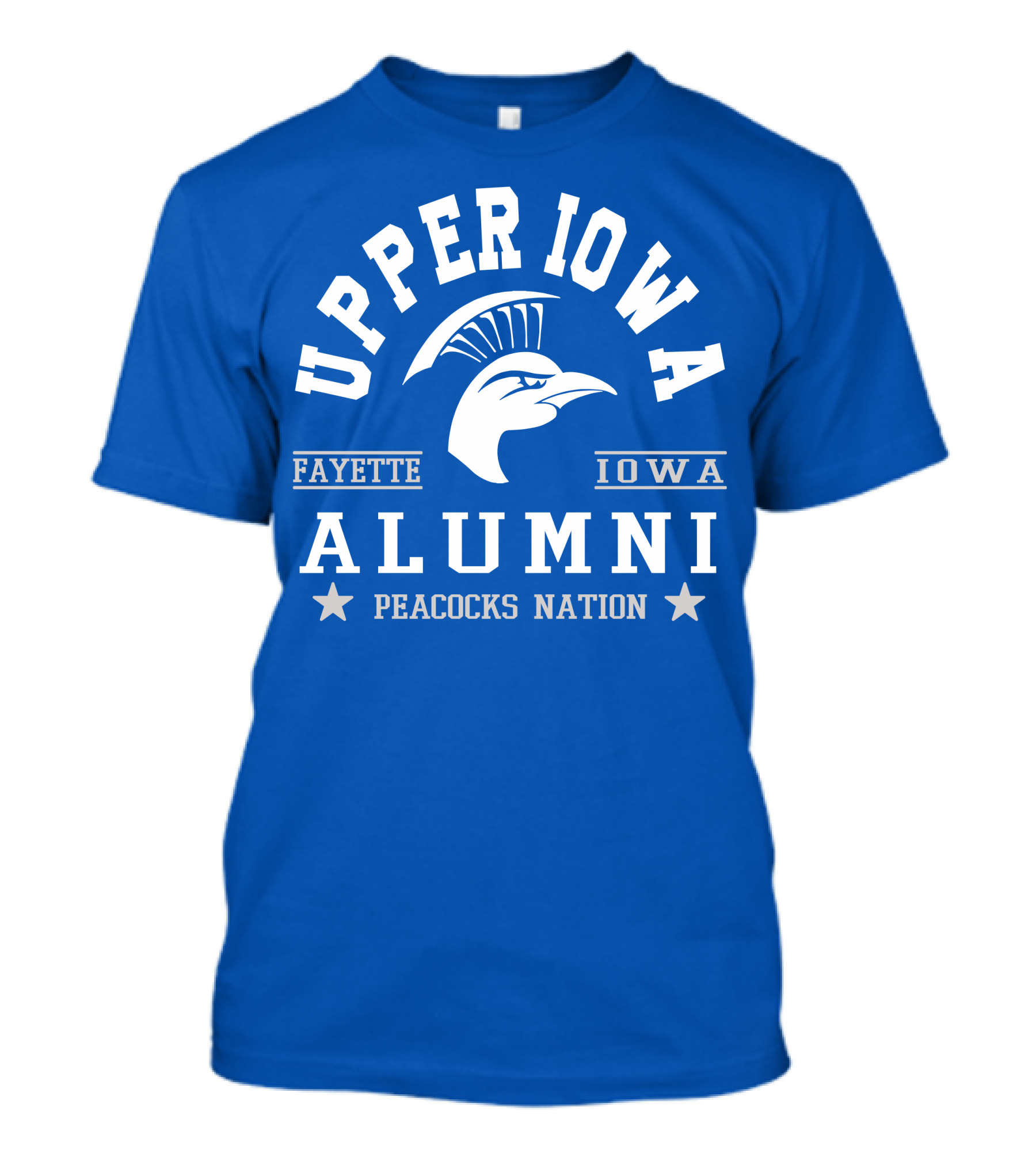 Upper Iowa Alumni Fayette Peacocks Nation T-Shirt