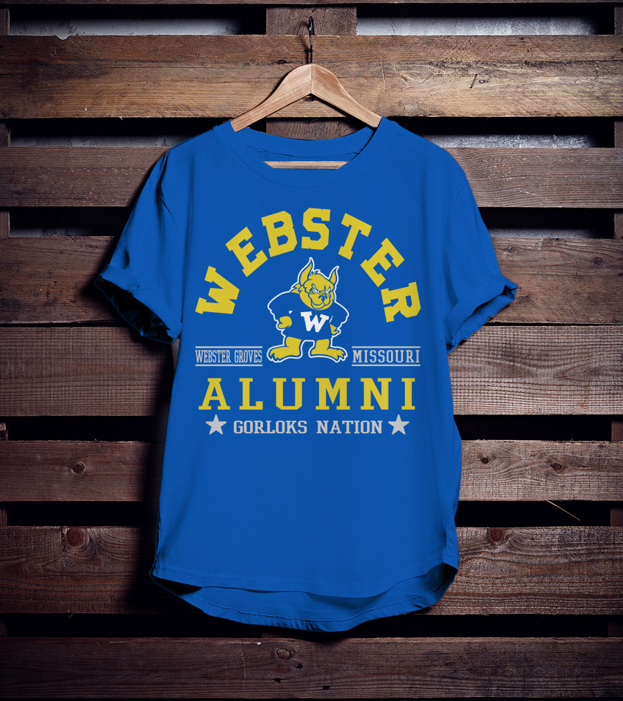 Webster University Alumni Gorloks Nation Webster Groves Missouri T-Shirt
