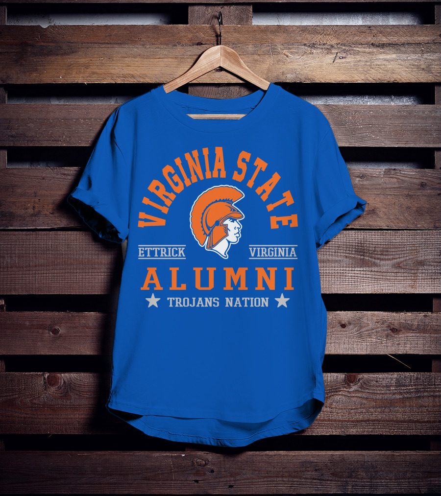 Virginia State Ettrick Alumni Trojans Nation T-Shirt