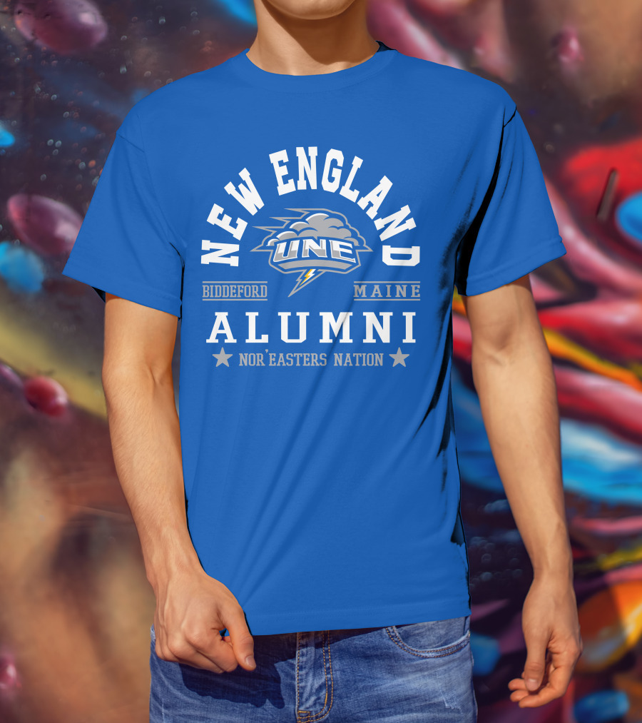 New England UNE Alumni Biddeford Maine Nor'easters Nation T-Shirt