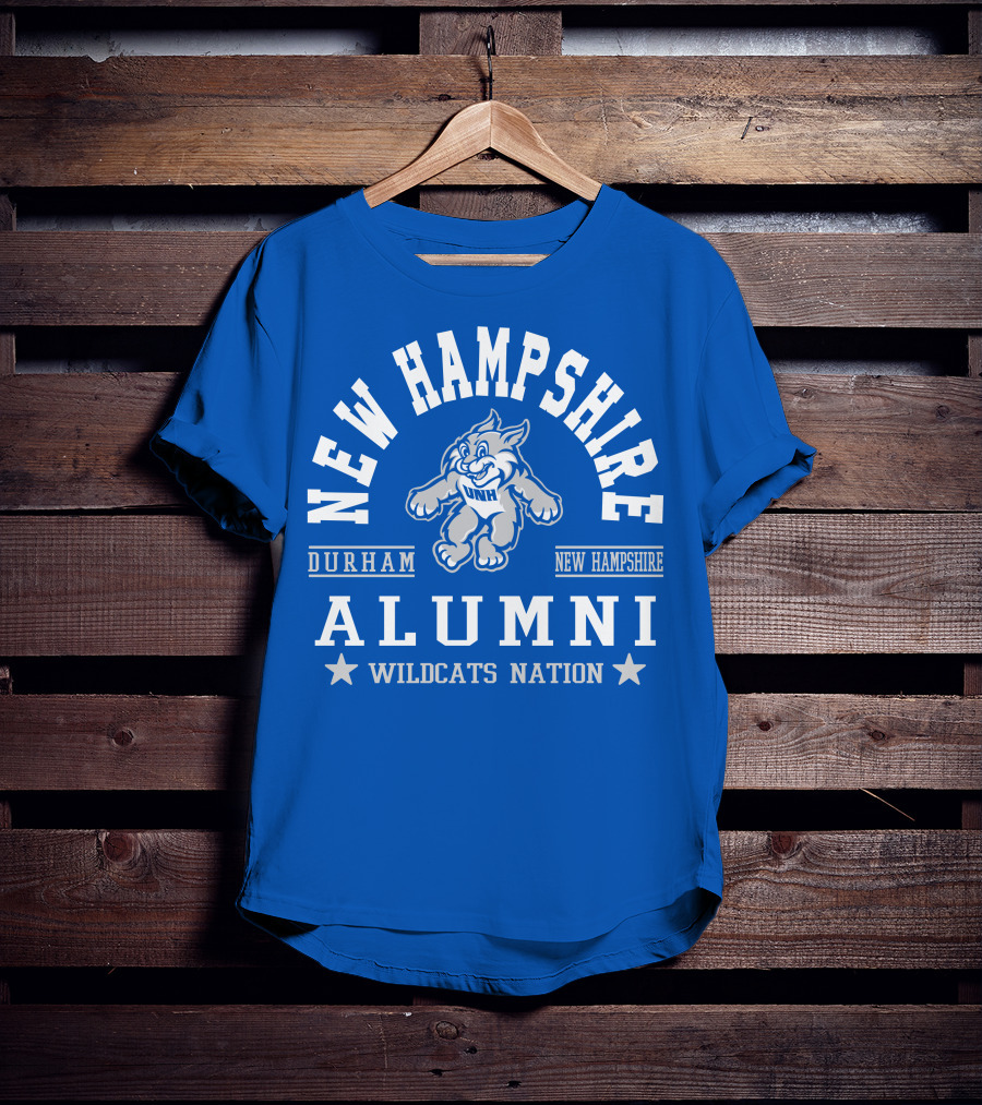 New Hampshire Durham Wildcats Nation Alumni T-Shirt