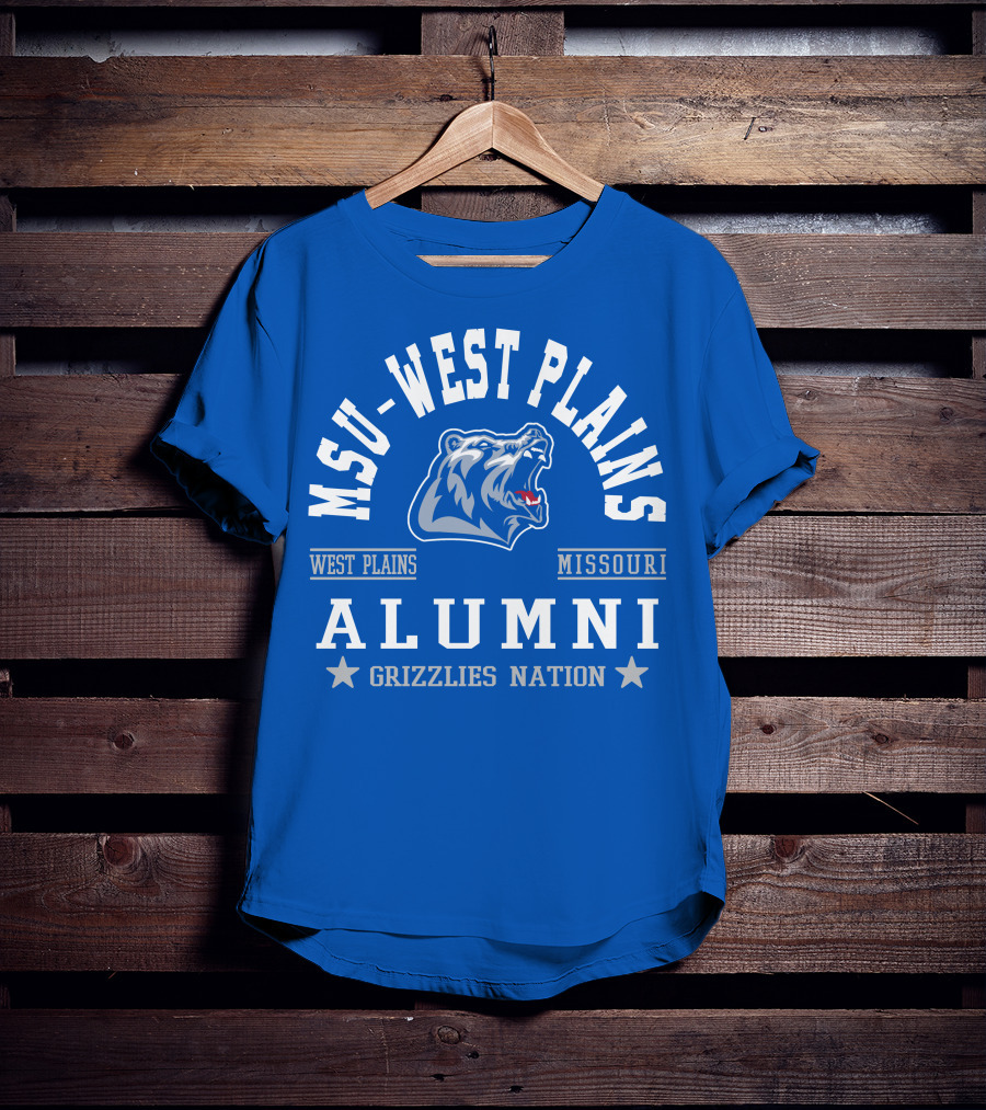 MSU–West Plains Missouri Alumni Grizzlies Nation T-Shirt
