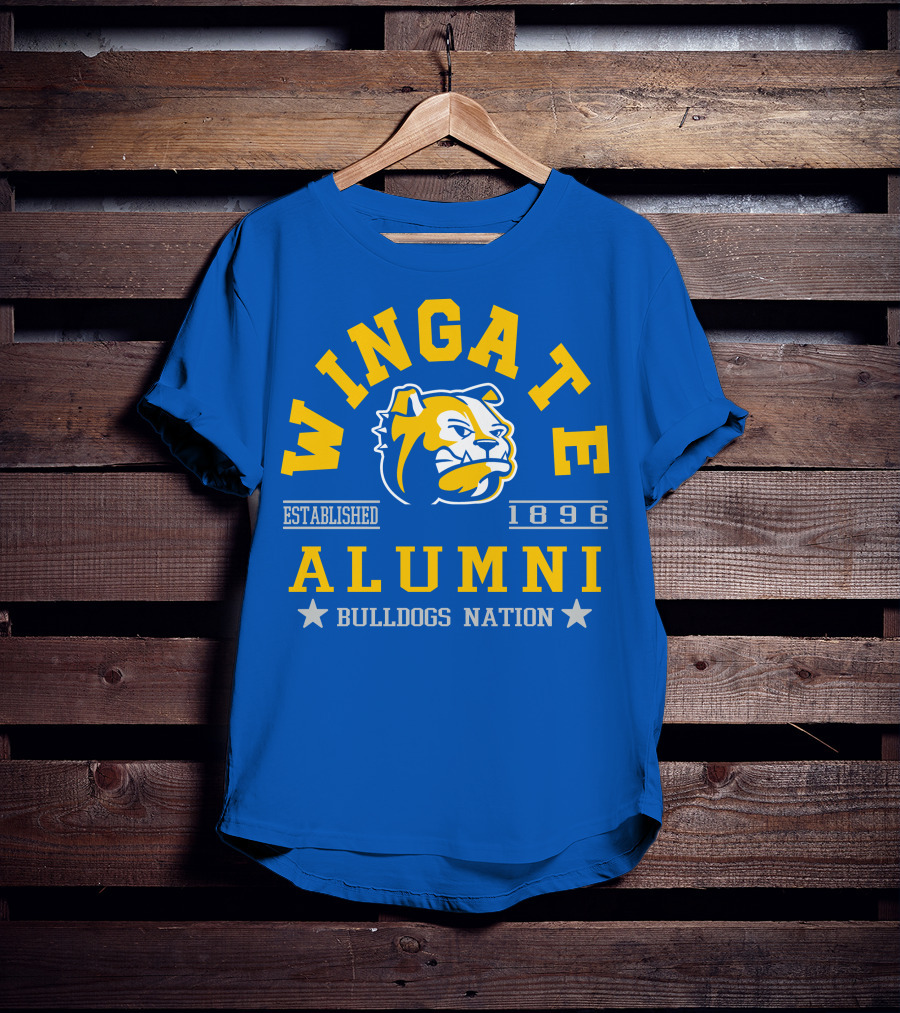Wingate Established 1896 Alumni Bulldogs Nation T-Shirt
