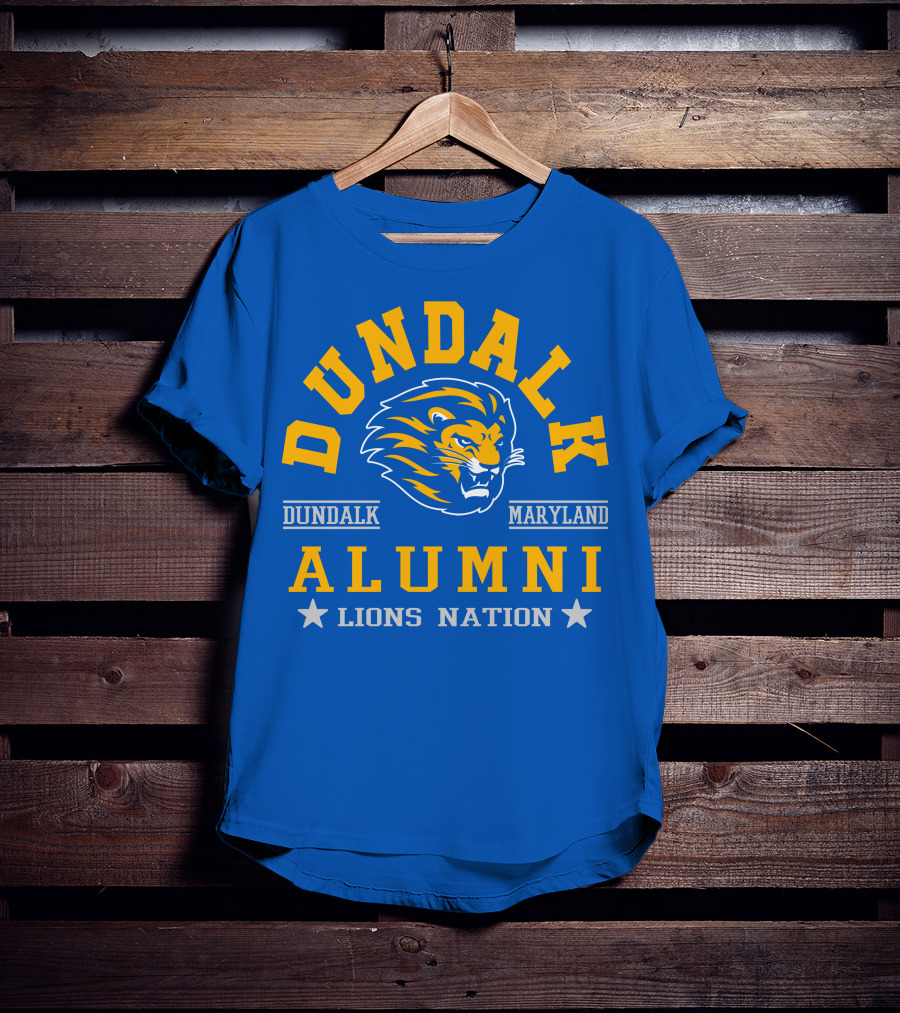 Dundalk Maryland Alumni Lions Nation T-Shirt