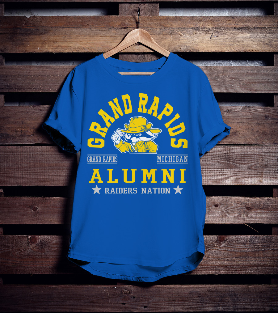 Grand Rapids Michigan Alumni Raiders Nation T-Shirt