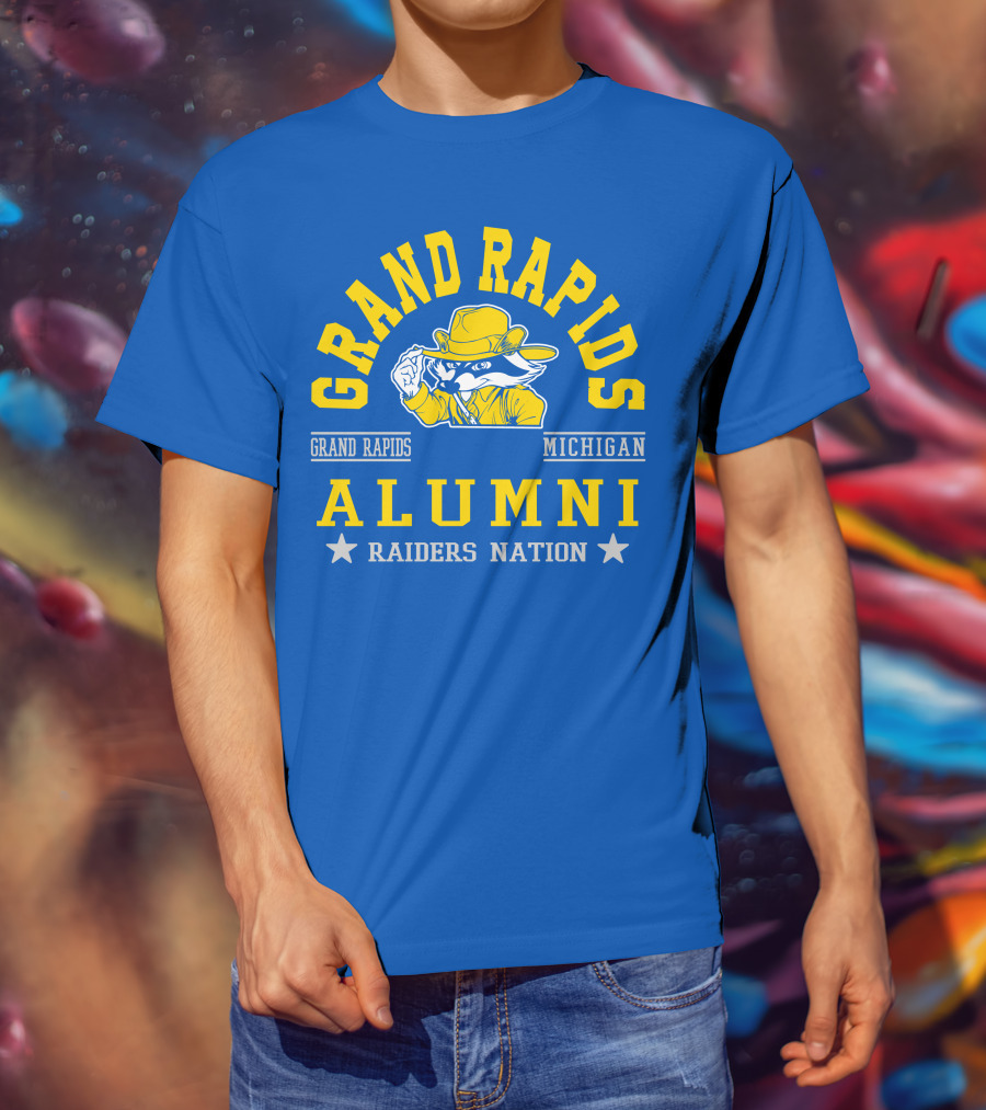 Grand Rapids Michigan Alumni Raiders Nation T-Shirt