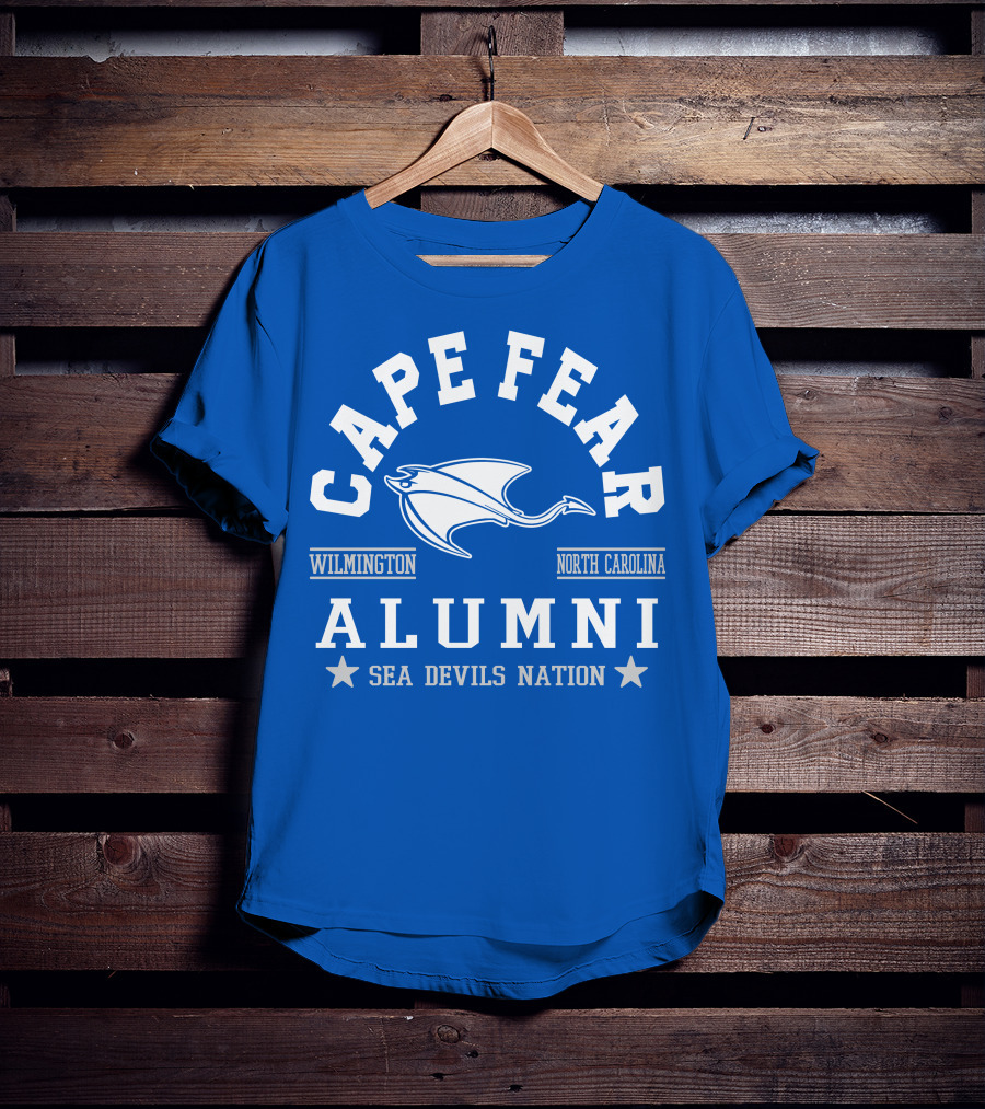 Cape Fear Alumni Wilmington North Carolina Sea Devils Nation T-Shirt