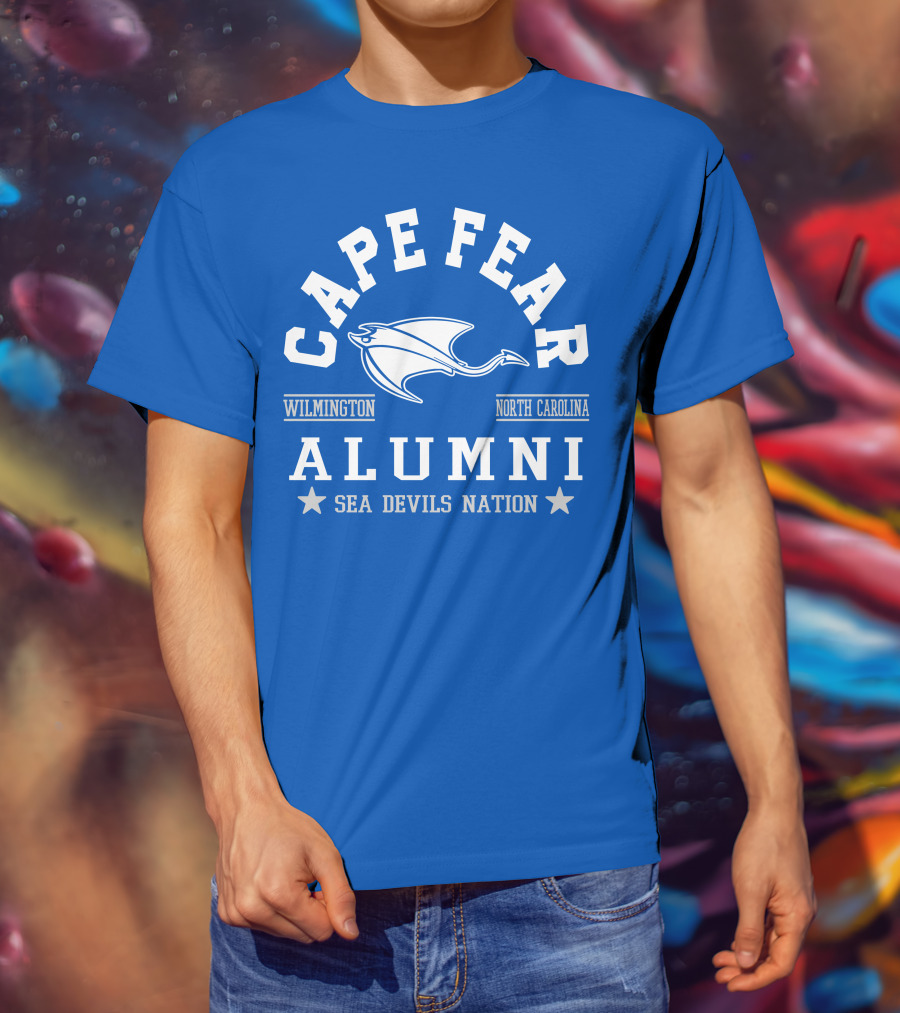 Cape Fear Alumni Wilmington North Carolina Sea Devils Nation T-Shirt