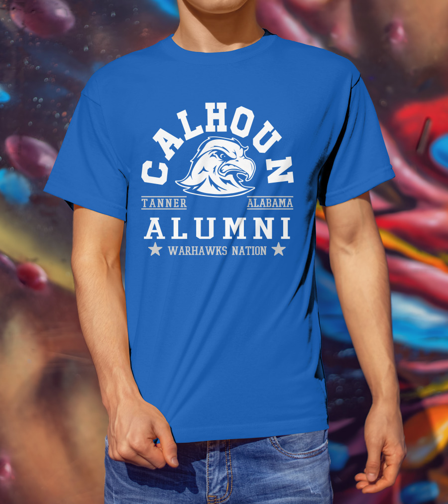 Calhoun Alumni Tanner Alabama Warhawks Nation T-Shirt