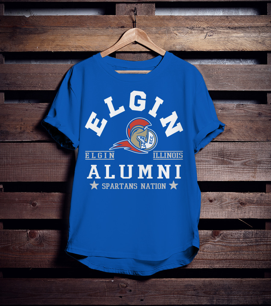 Elgin Illinois ECC Spartans Alumni Nation T-Shirt
