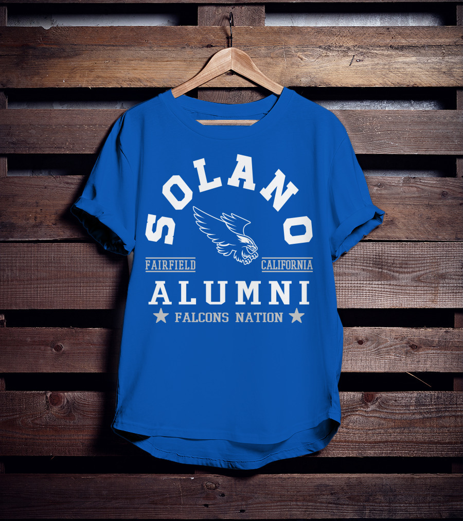 Solano Alumni Fairfield California Falcons Nation T-Shirt