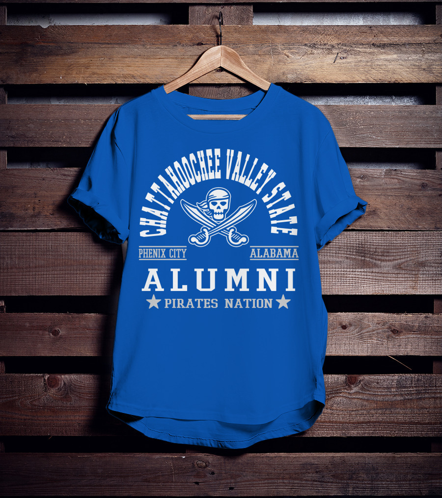 Chattahoochee Valley State Phenix City Alabama Alumni Pirates Nation T-Shirt