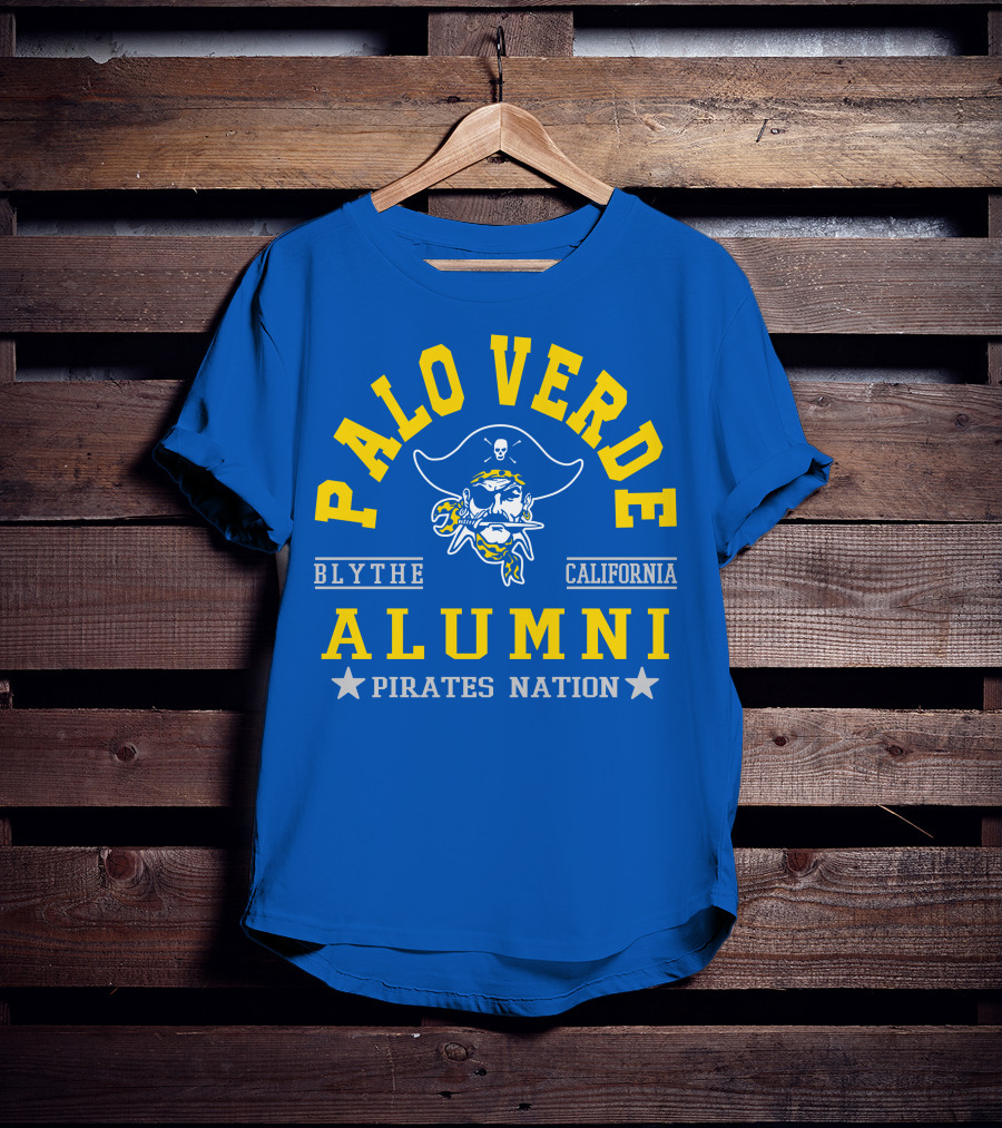 Palo Verde Alumni Pirates Nation Blythe California T-Shirt