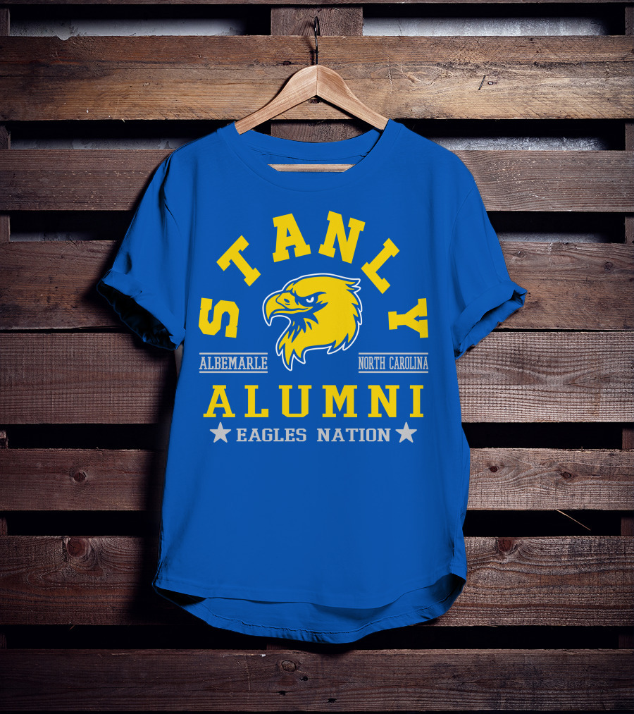 Stanly Alumni Albemarle North Carolina Eagles Nation T-Shirt