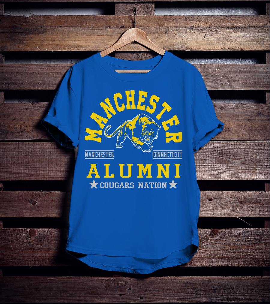 Manchester Connecticut Cougars Alumni Nation T-Shirt