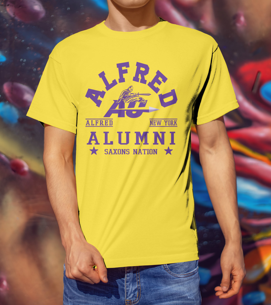 Alfred University Alumni Saxons Nation New York T-Shirt