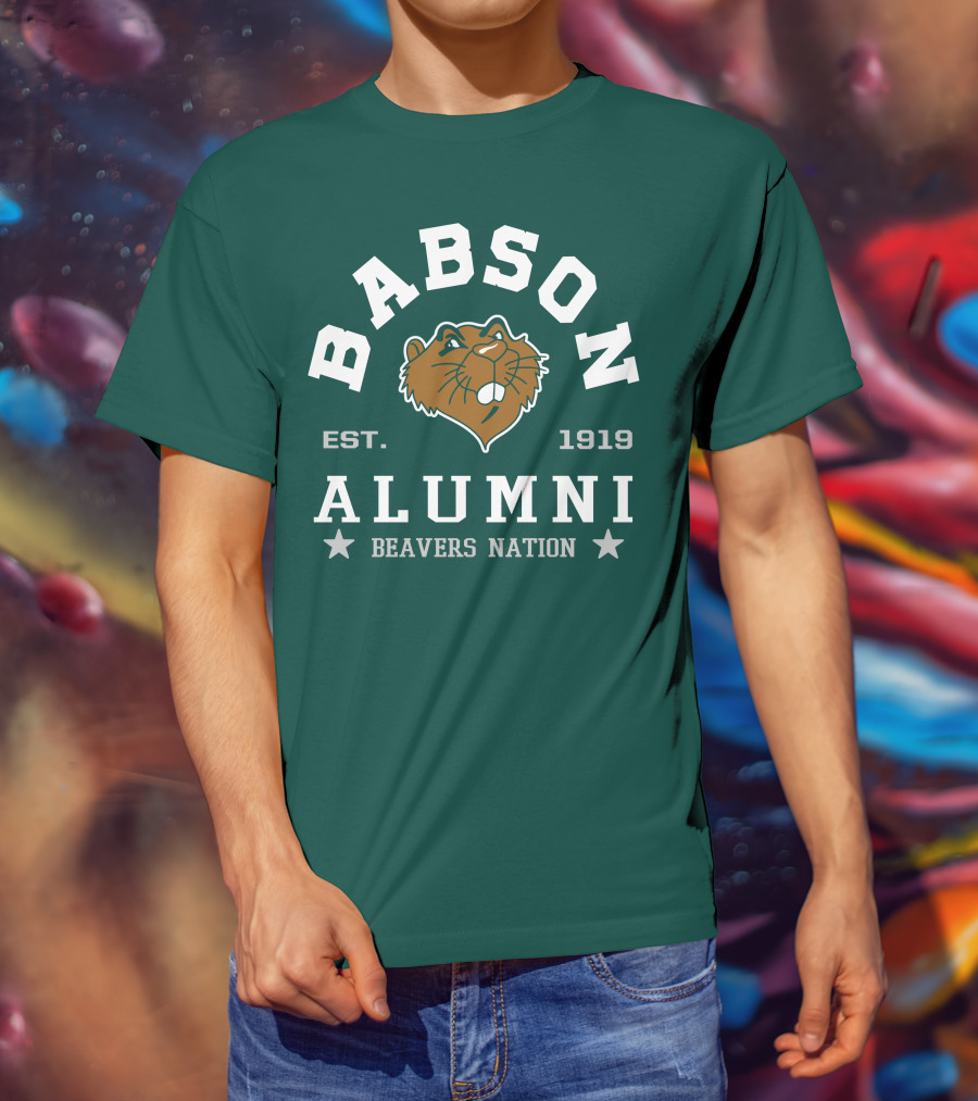 Babson Alumni Beavers Nation Est. 1919 T-Shirt