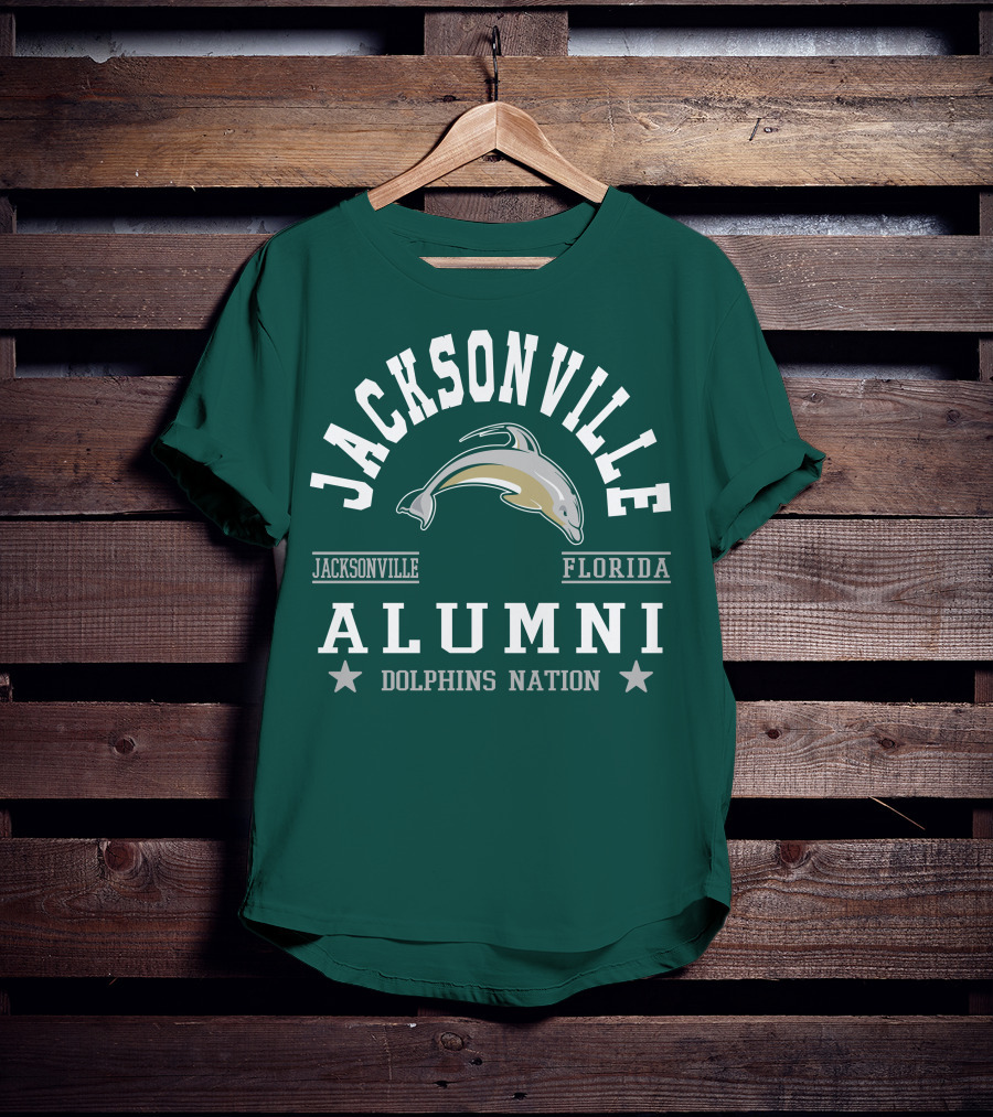 Jacksonville Florida Alumni Dolphins Nation T-Shirt