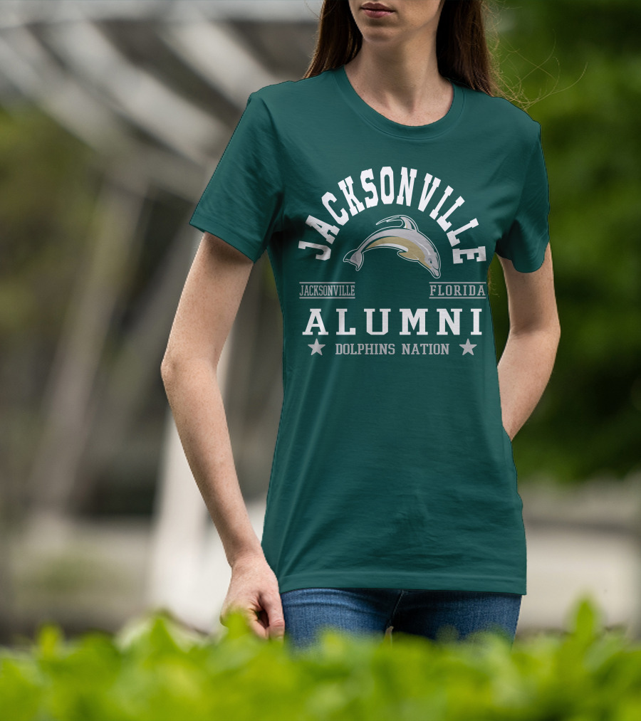 Jacksonville Florida Alumni Dolphins Nation T-Shirt