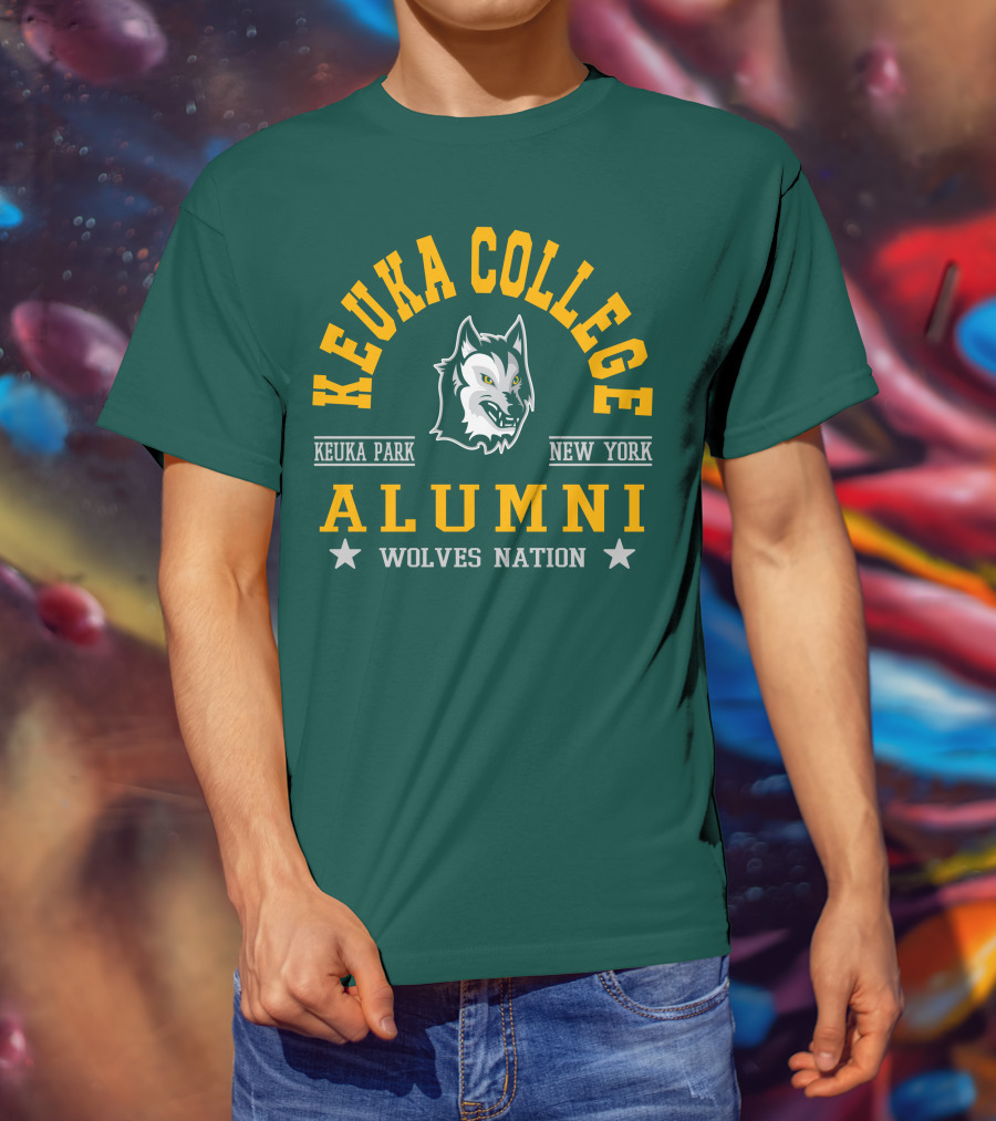 Keuka College Alumni Wolves Nation Keuka Park New York T-Shirt