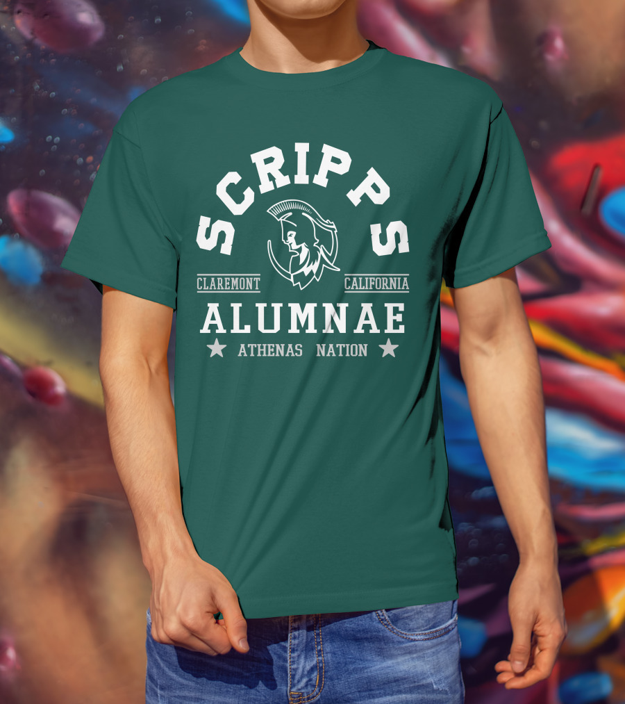 Scripps College Alumnae Claremont California Athenas Nation T-Shirt